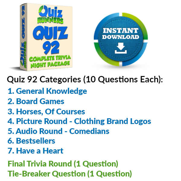 Quiz Night Kit 92