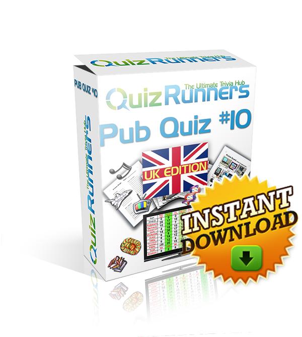 Pub Quiz Kit 10 UK Edition