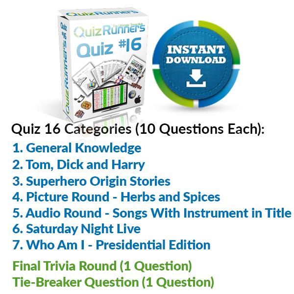 Quiz Night Kit 16