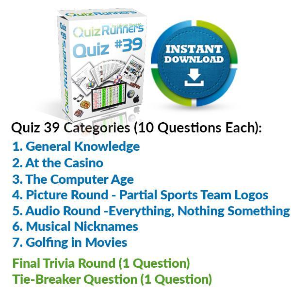 Quiz Night Kit 39