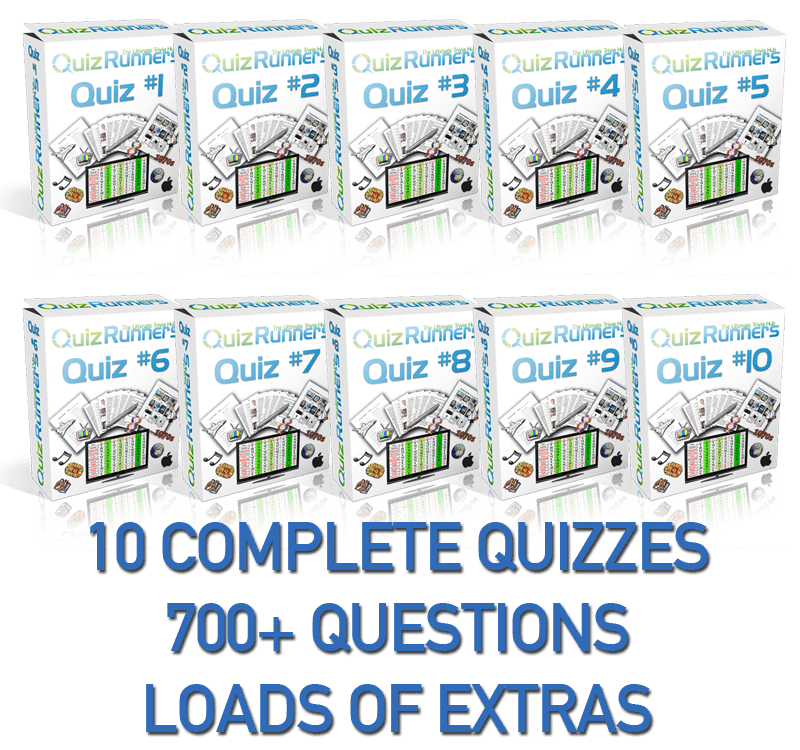10 Complete Trivia Night Quizzes - Quiz 1 through 10