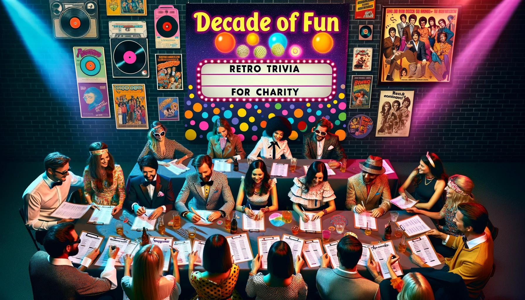 Decades of Fun: Hosting a Retro-Themed Trivia Night for Charity