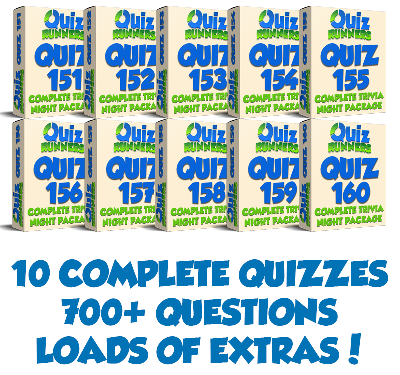 10-Pack Bundle including Quiz #151 to Quiz #160