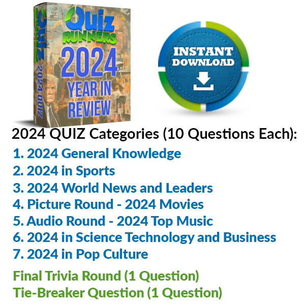 2024 Year in Review Quiz Pack