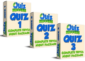 3-Pack Trivia Night Package, Quizzes #1, #2, and #3