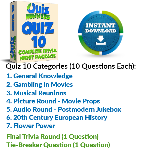 Quiz Night Kit 10