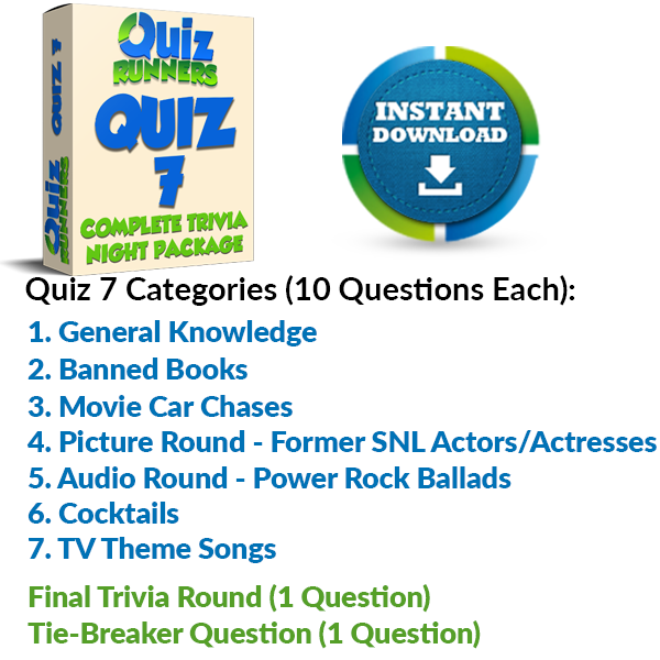 Quiz Night Kit 7
