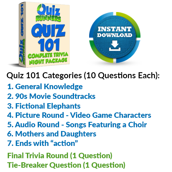 Quiz Night Kit 101