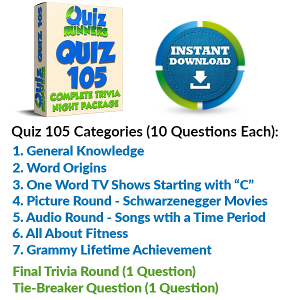 Quiz Night Kit 105