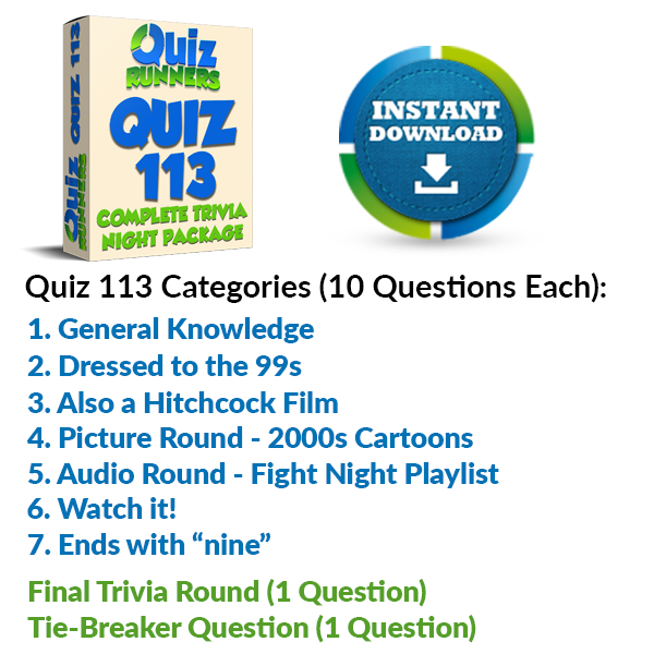 Quiz Night Kit 113