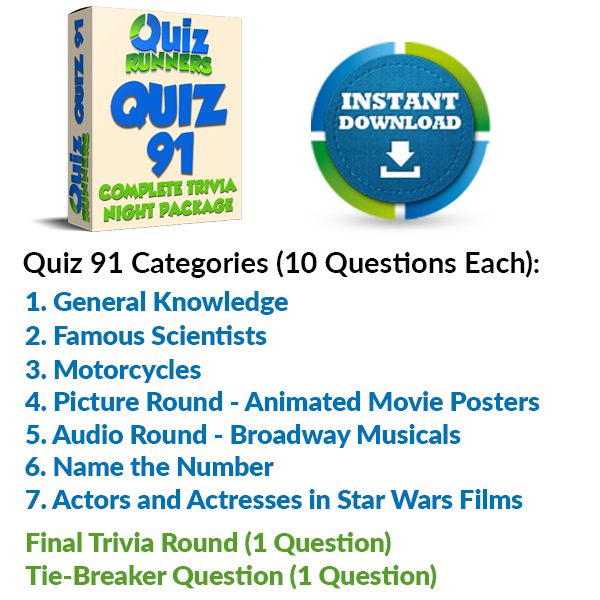 Quiz Night Kit 91