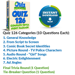 Quiz Night Kit 126