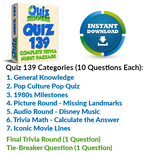 Quiz Night Kit 139