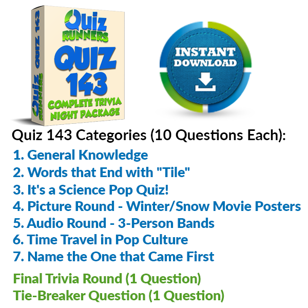 Quiz Night Kit 143