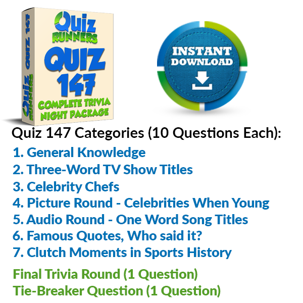 Quiz Night Kit 147