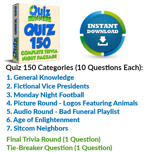 Quiz Night Kit 150