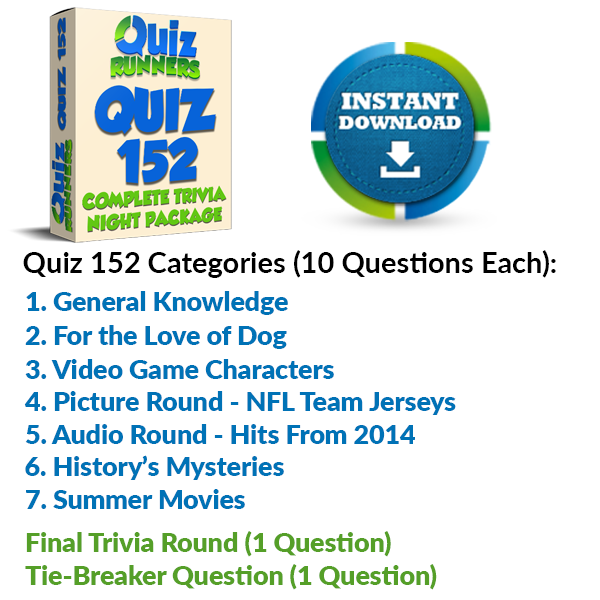 Quiz Night Kit 152