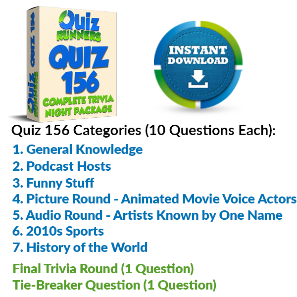 Quiz Night Kit 156
