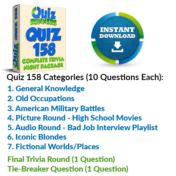 Quiz Night Kit 158