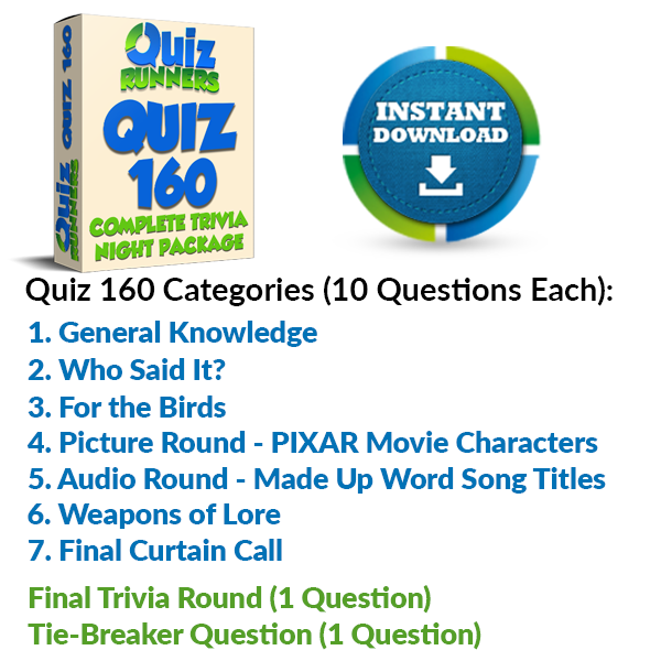 Quiz Night Kit 160