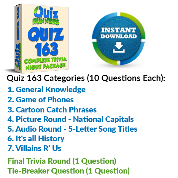 Quiz Night Kit 163