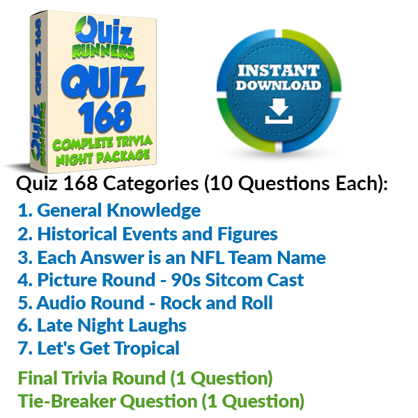 Quiz Night Kit 168