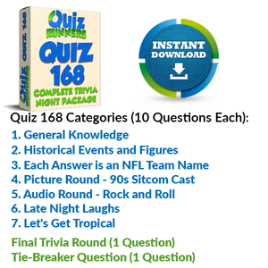 Quiz Night Kit 168