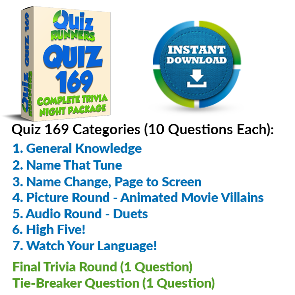 Quiz Night Kit 169