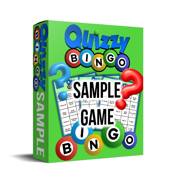 Quizzy Bingo SAMPLE GAME