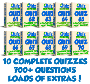 10-Pack Bundle including Quiz #61 to Quiz #70