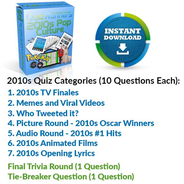 The 2010s Pop Culture Quiz