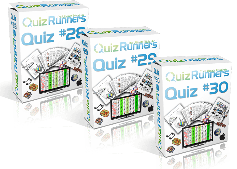 3-Pack Bundle Including Quiz #28, Quiz #29, and Quiz #30 - QuizRunners