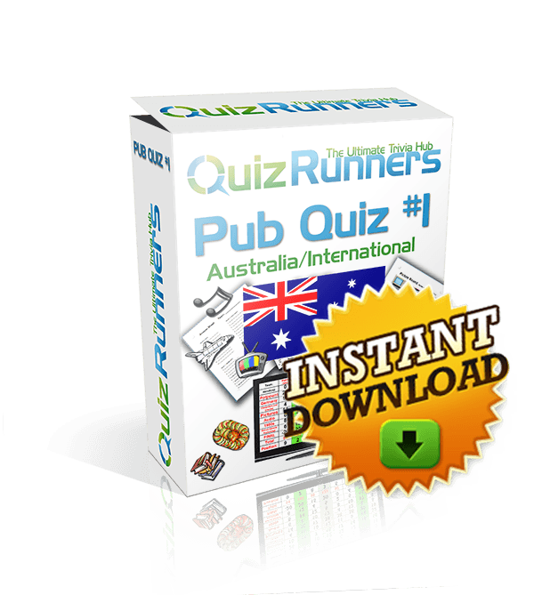 Pub Quiz Kit 1 Australia/International Edition