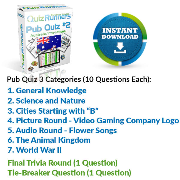 Pub Quiz Kit 3 Australia-International Edition