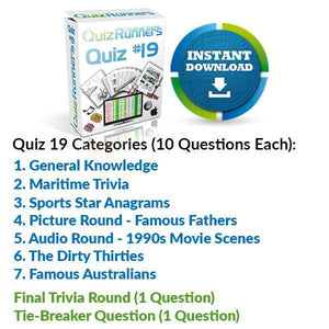 Quiz Night Kit 19