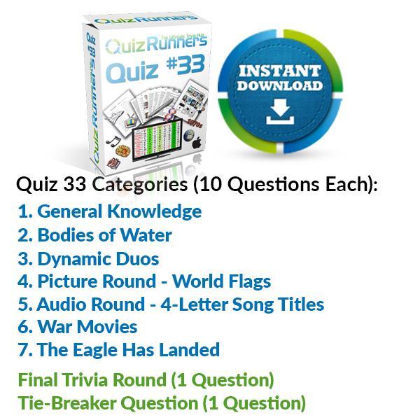 Quiz Night Kit 33