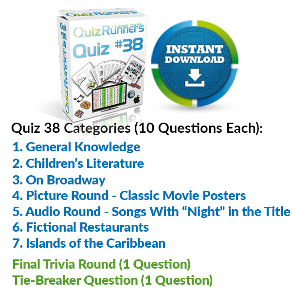 Quiz Night Kit 38