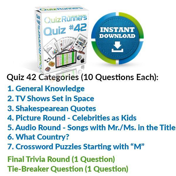 Quiz Night Kit 42