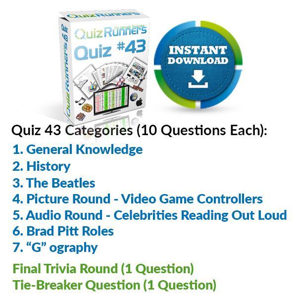 Quiz Night Kit 43