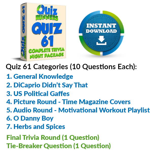 Quiz Night Kit 61