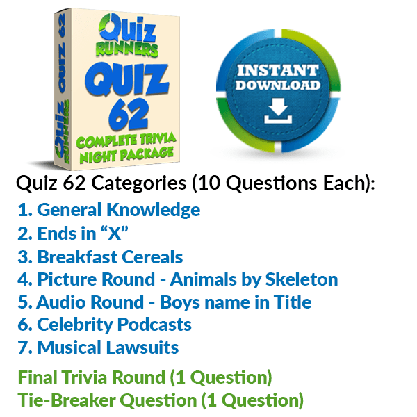 Quiz Night Kit 62
