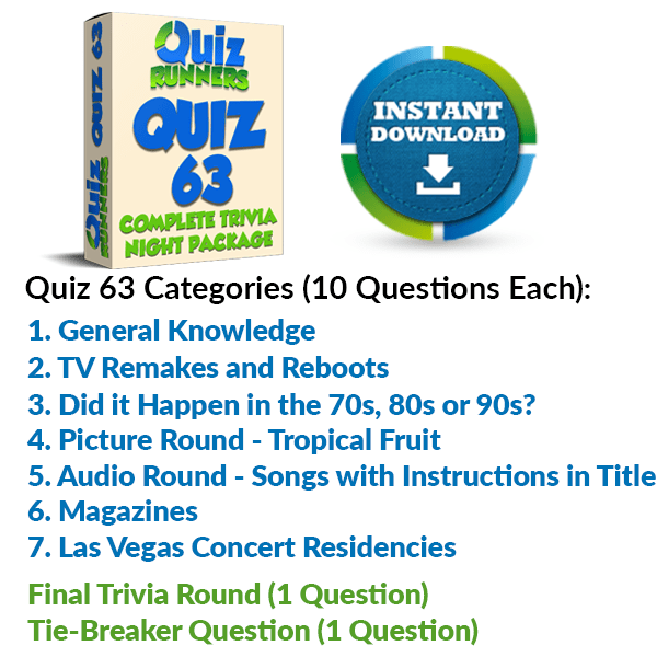 Quiz Night Kit 63