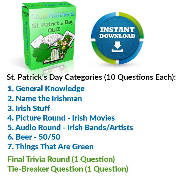 St. Patrick's Day Quiz