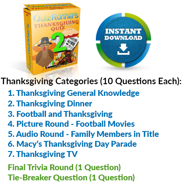 Thanksgiving Day Quiz 2