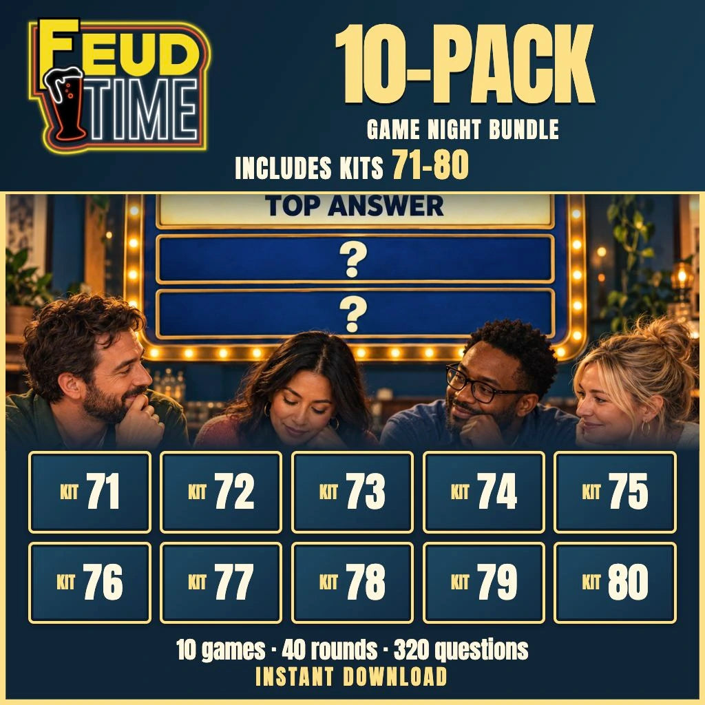 Feud Time 10-Pack Quizzes 71-80
