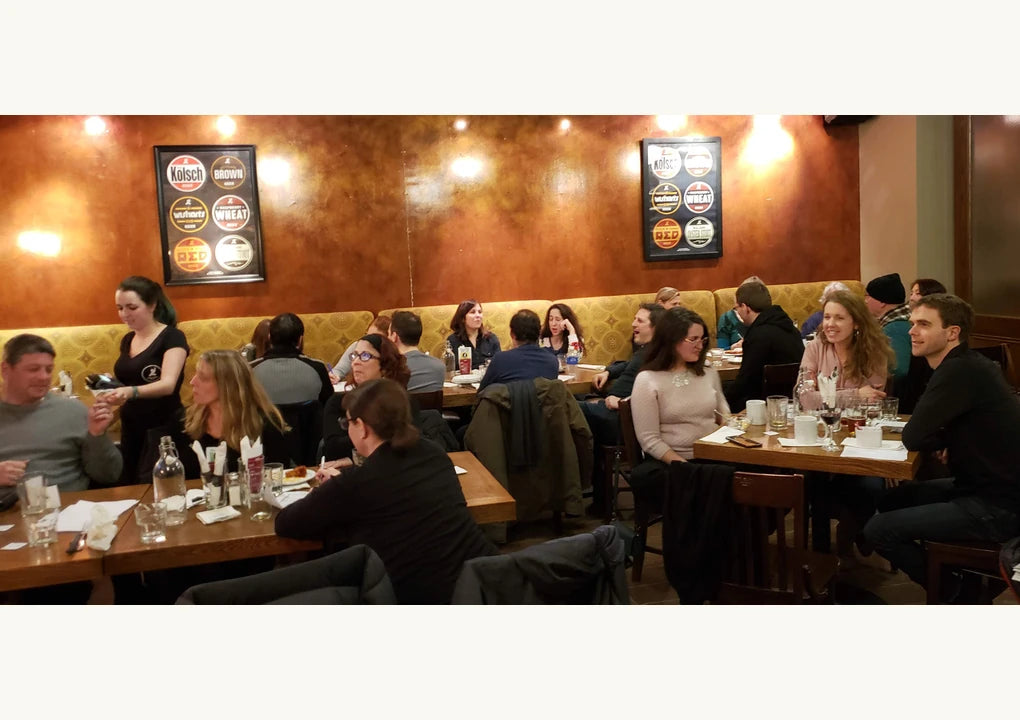 Original article photograph of a pub quiz audience