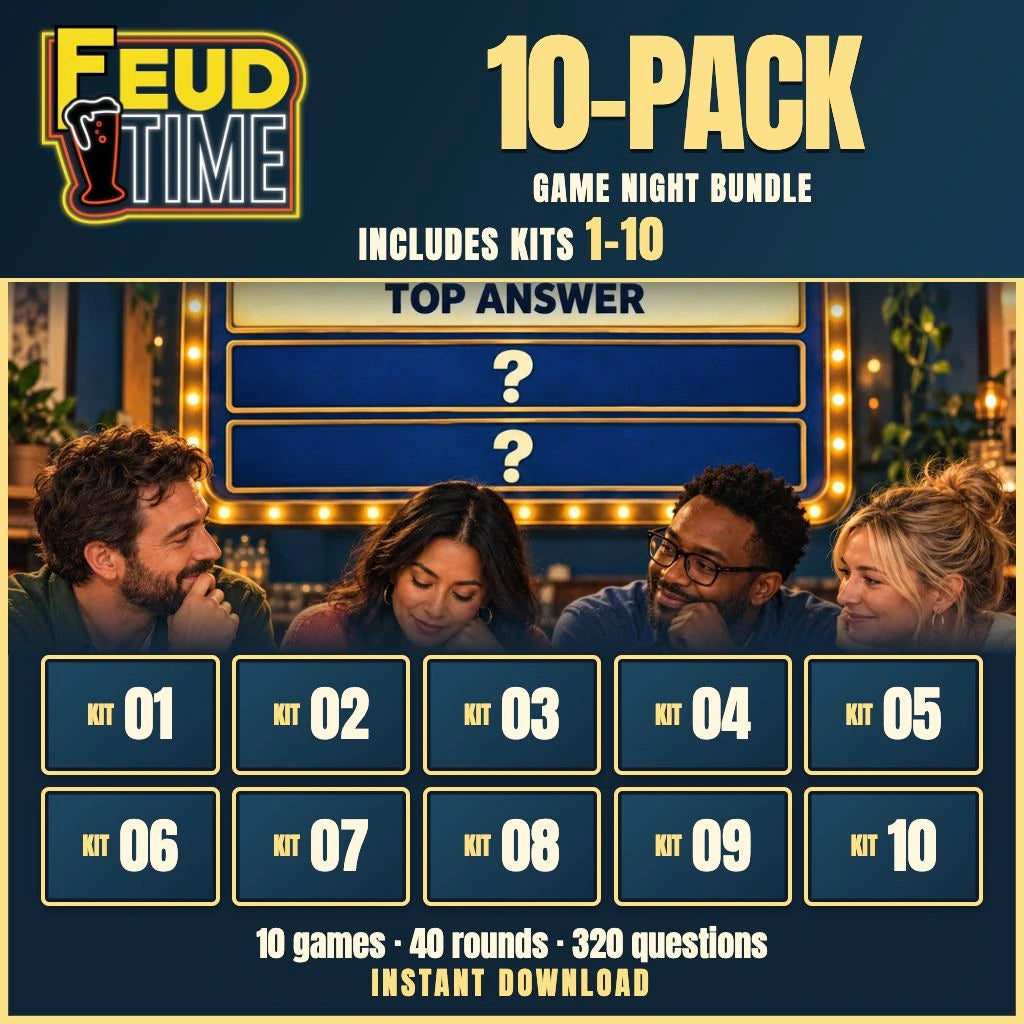 Feud Time 10-Pack #1 Includes Kits 1-10