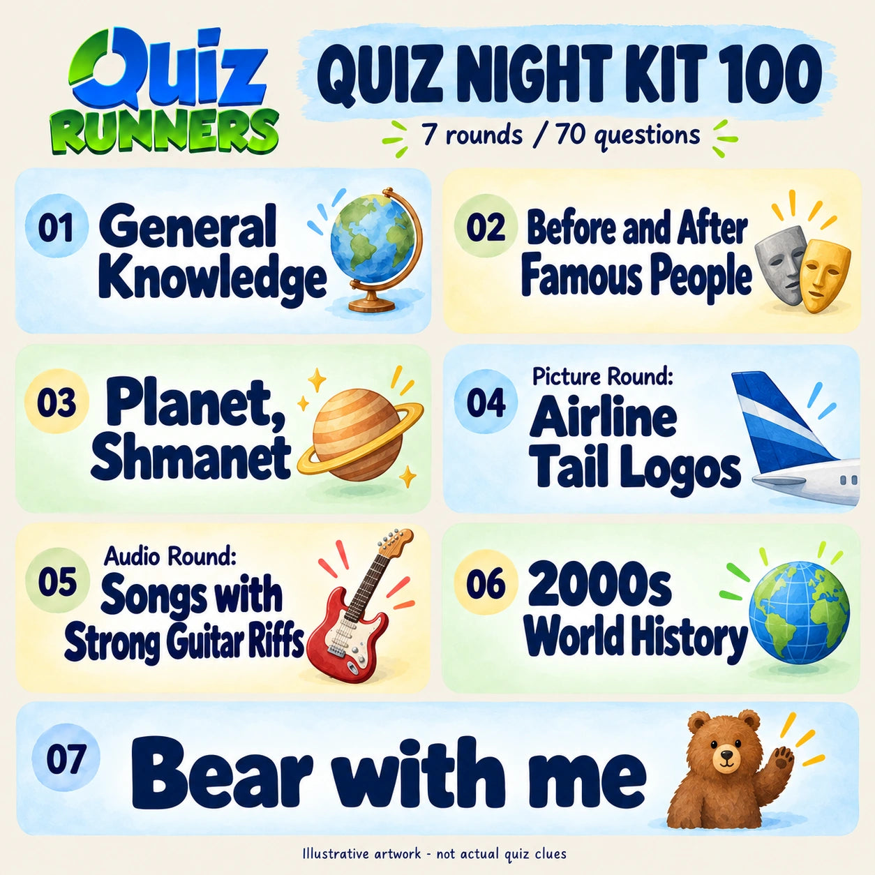 Quiz Night Kit 100