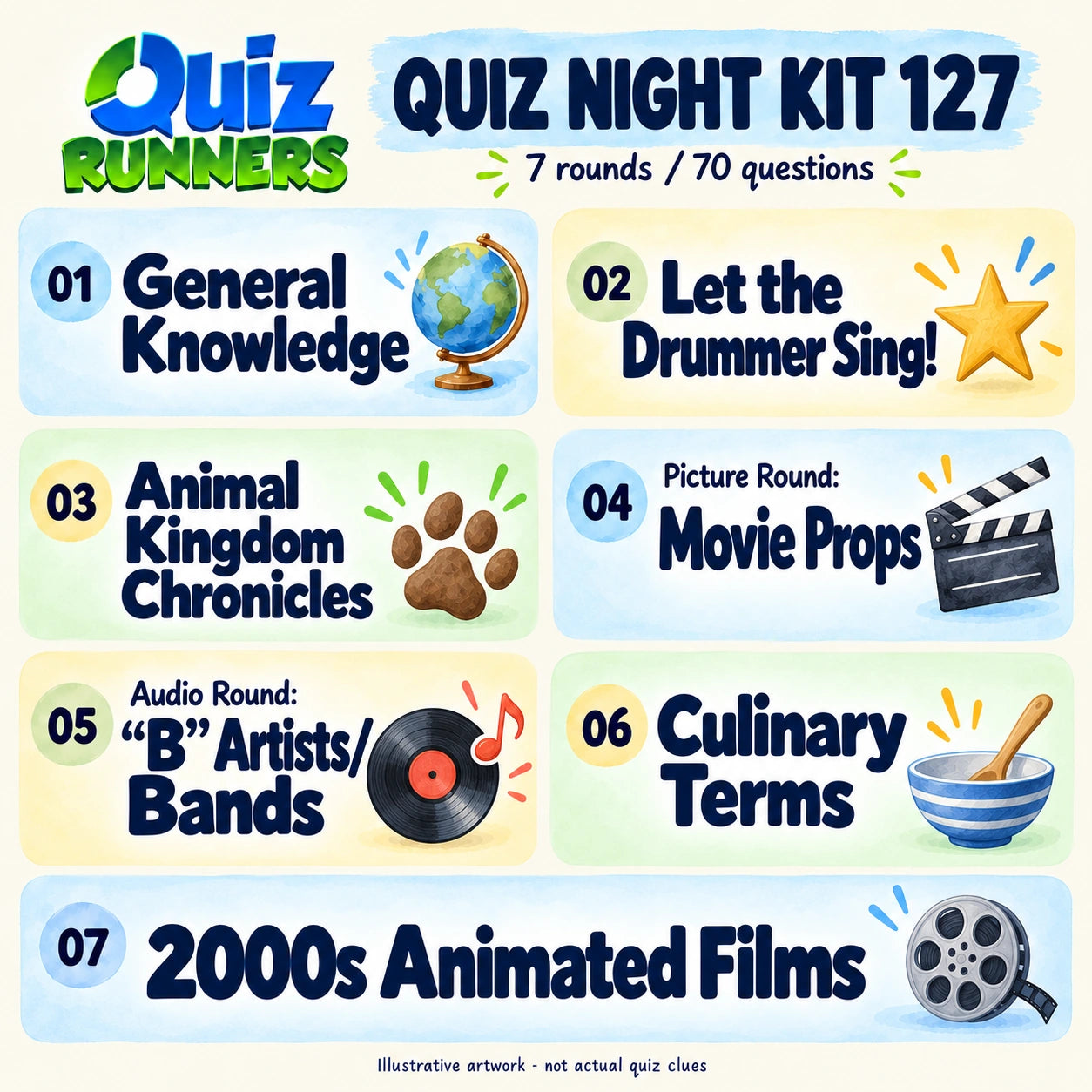 Quiz Night Kit 127
