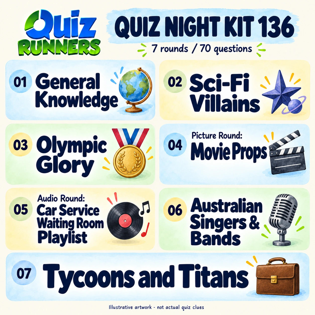 Quiz Night Kit 136
